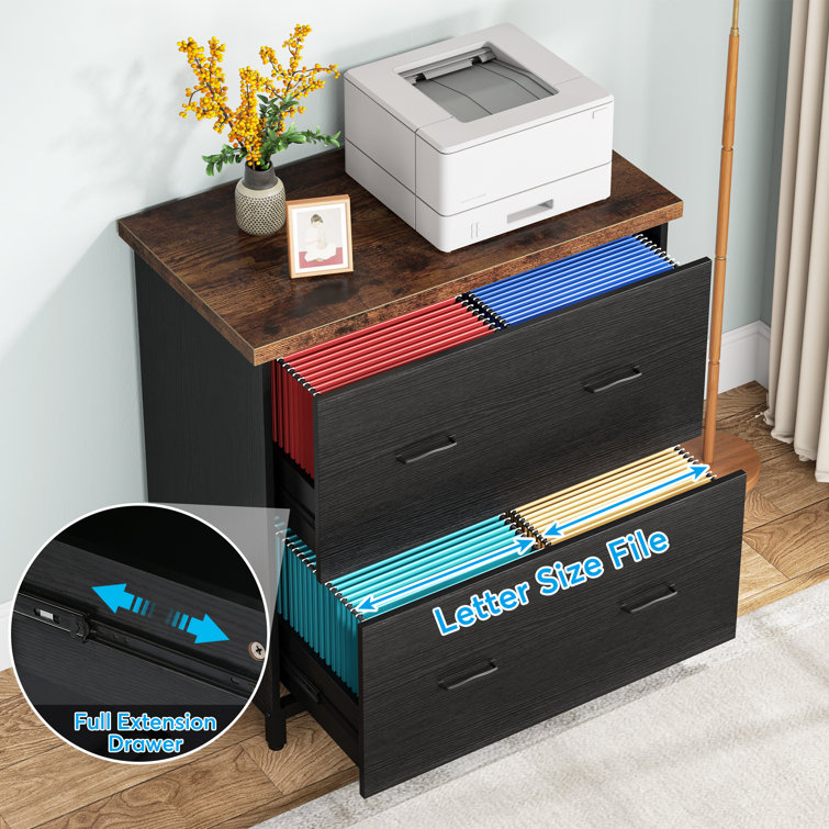 2 drawer letter size deals file cabinet